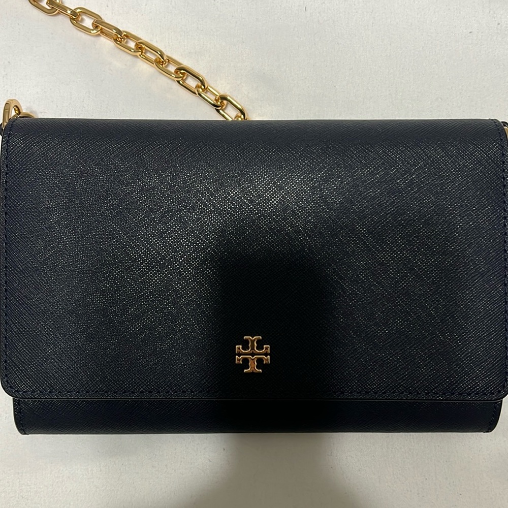 Tory Burch navy purse